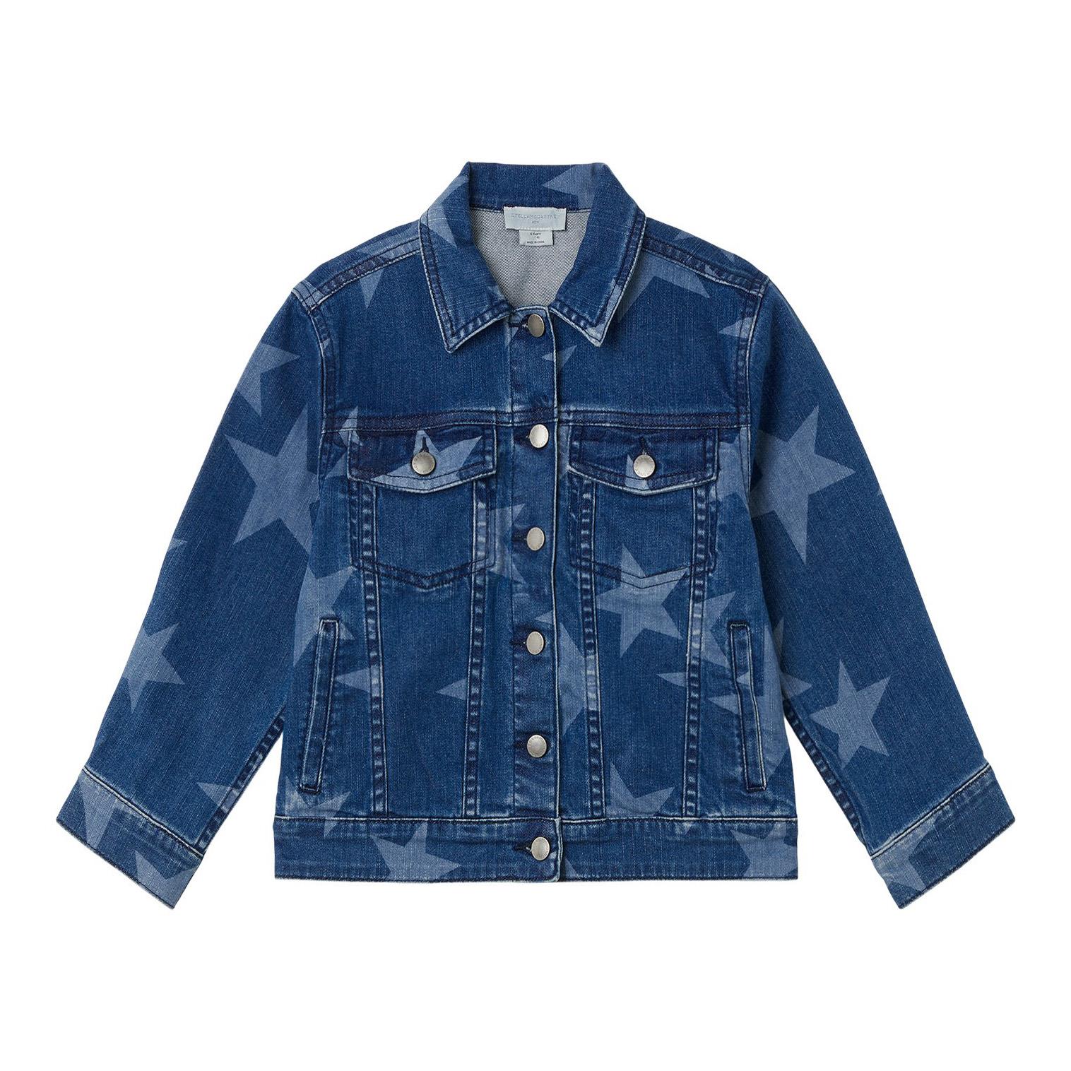Stella McCartney Star Print Oversized Denim Jacket Ballantynes Department Store